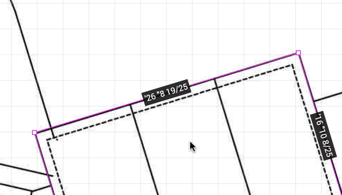 Imperial Area Measurements with Inch Fractions | SketchAndCalc